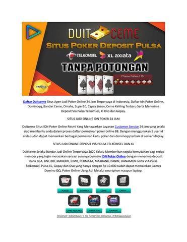 Bandar Domino Rupiah Terpercaya dengan Pelayanan Terbaik